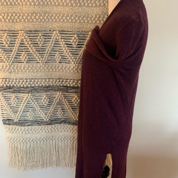 Max Studio Plum Cardigan - Picture 2 of 3